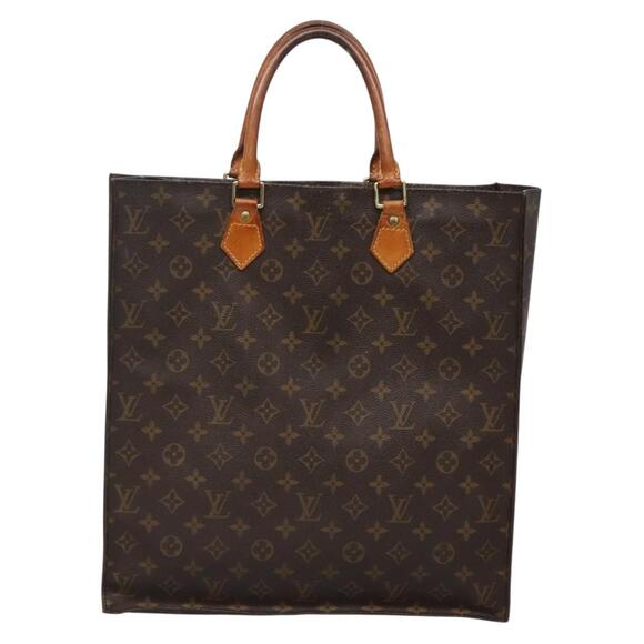 LOUIS VUITTON Monogram Sac Plat Hand Bag M51140 - Picture 13 of 16